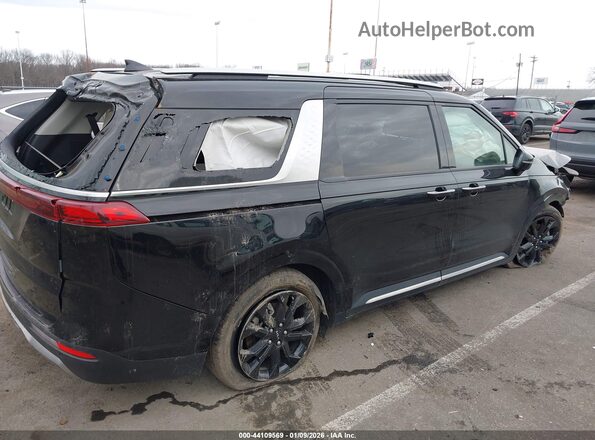 KNDNE5H37R6414678 2024 KIA CARNIVAL MPV Black Widok wnętrza 360 stopni