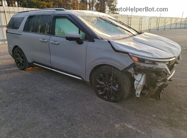 KNDNE5H39P6202104 2023 KIA CARNIVAL Gray Передня права чверть