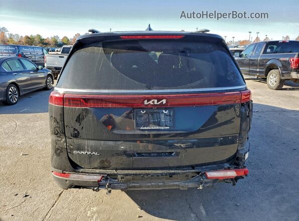 KNDNE5H3XR6405084 2024 KIA CARNIVAL Black Вид ззаду