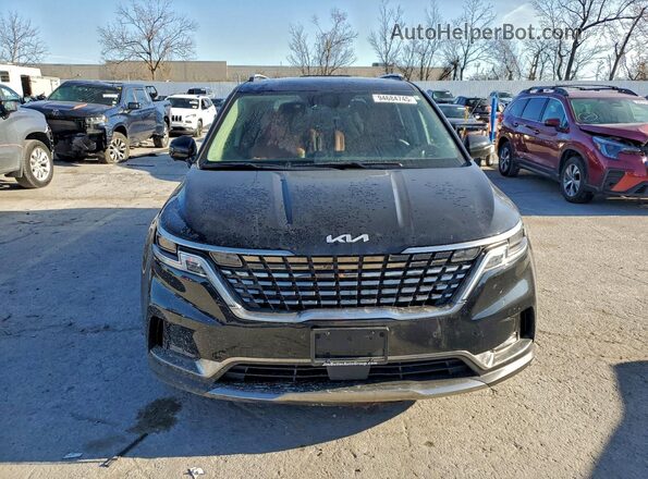 KNDNE5H3XR6405084 2024 KIA CARNIVAL Black Вид спереду