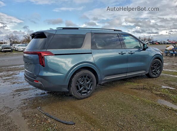 KNDNE5KA9S6032617 2025 KIA CARNIVAL Бирюзовый Задняя правая четверть