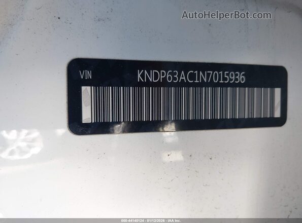 KNDP63AC1N7015936 2022 KIA SPORTAGE White Շարժիչի բաժամունքի տեսք