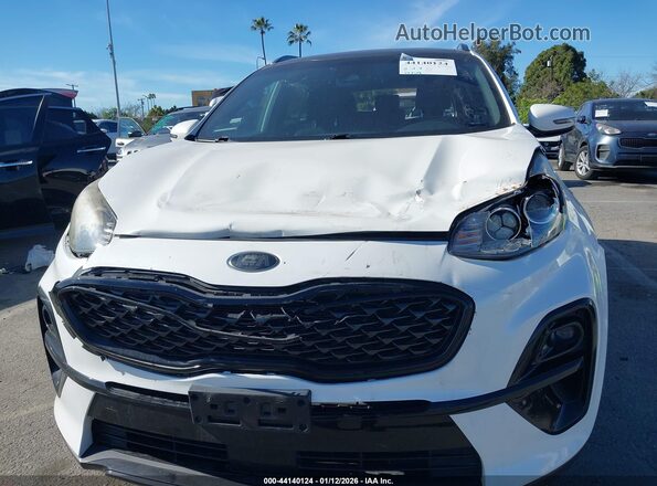 KNDP63AC1N7015936 2022 KIA SPORTAGE White Սարքավորումների վահանակի տեսք