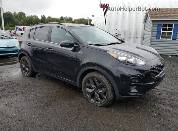 KNDP6CAC2N7975864 2022 KIA SPORTAGE Черный Передняя правая четверть