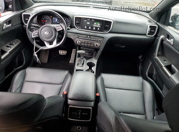 KNDP6CAC2N7975864 2022 KIA SPORTAGE Черный Вид панели приборов