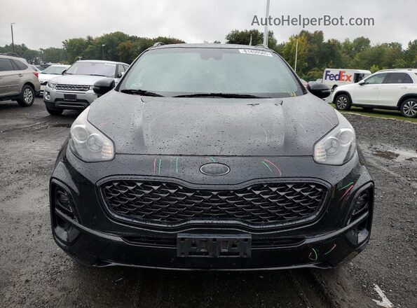 KNDP6CAC2N7975864 2022 KIA SPORTAGE Черный Вид спереди