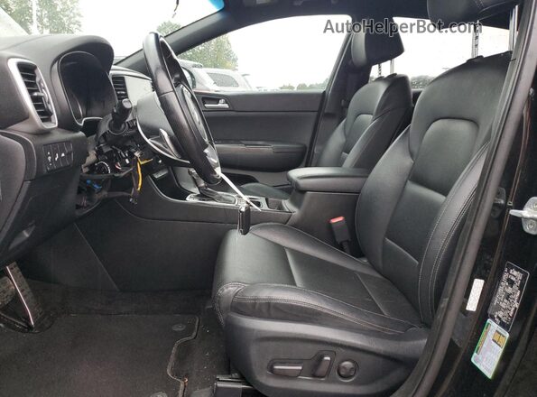 KNDP6CAC2N7975864 2022 KIA SPORTAGE Черный Вид салона спереди