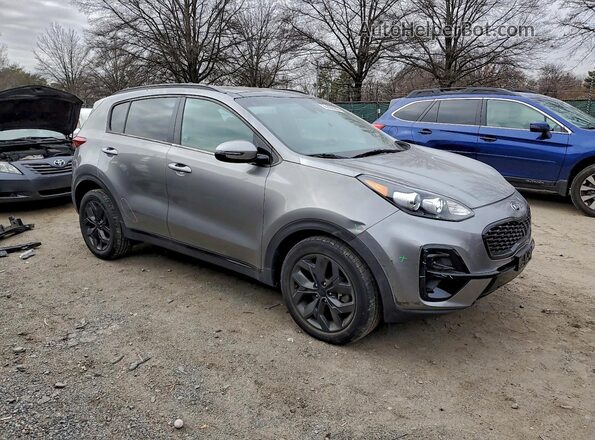 KNDP6CAC3M7858437 2021 KIA SPORTAGE Gray Առջևի աջ