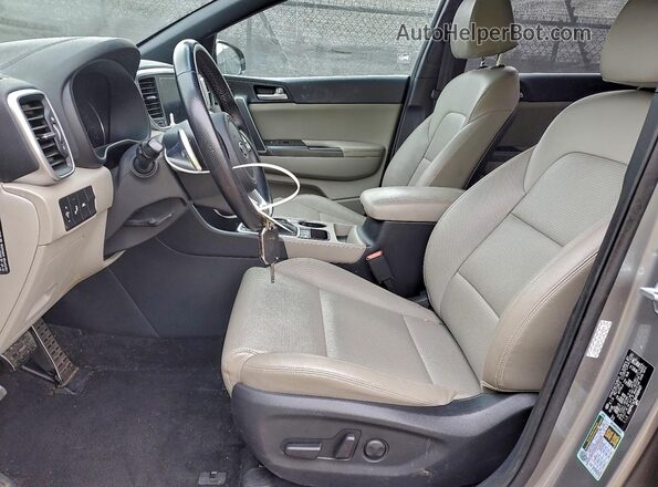 KNDP6CAC3M7858437 2021 KIA SPORTAGE Gray Սալոնի դիմացի տեսք