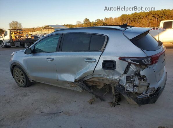 KNDP6CAC4N7958757 2022 KIA SPORTAGE Silver Trasero izquierdo
