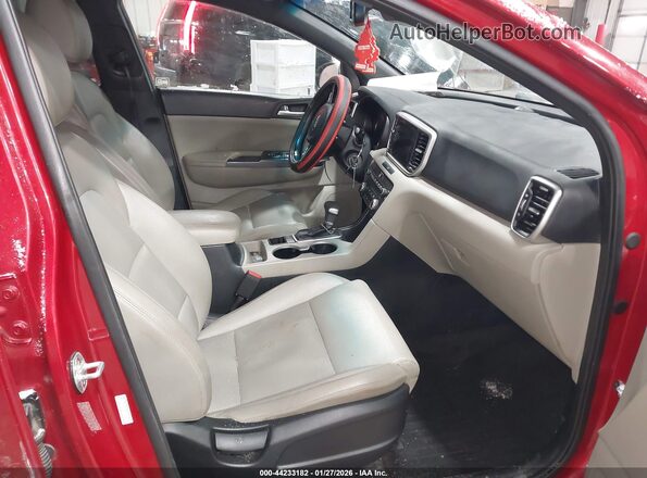 KNDP6CAC8M7852178 2021 KIA SPORTAGE Red წინა სალონის ხედი