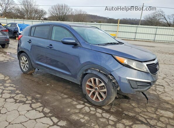 KNDPB3AC4G7880754 2016 KIA SPORTAGE Blue Przód prawy