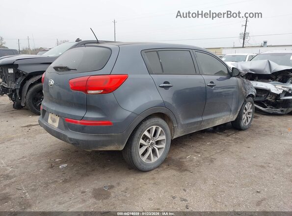 KNDPB3AC6G7836187 2016 KIA SPORTAGE Синий Задняя правая четверть