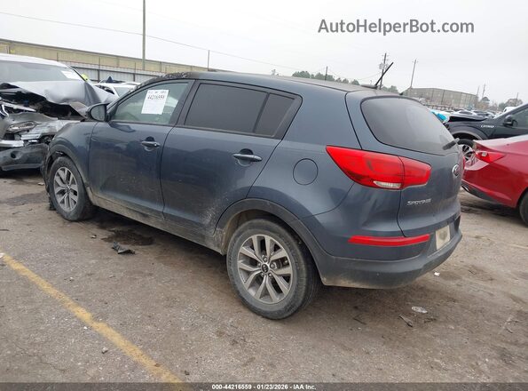 KNDPB3AC6G7836187 2016 KIA SPORTAGE Синий Задняя левая четверть