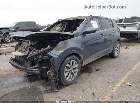 KNDPB3AC6G7836187 2016 KIA SPORTAGE Синий Передняя левая четверть