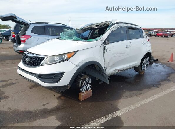KNDPC3AC3G7874649 2016 KIA SPORTAGE White Vista tres cuartos delantera izquierda