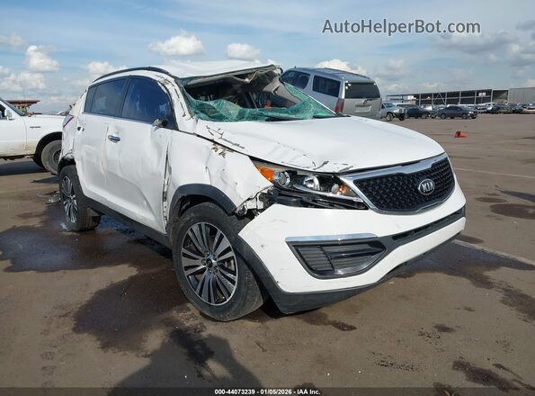 KNDPC3AC3G7874649 2016 KIA SPORTAGE White Vista frontal