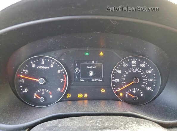 KNDPM3AC0H7171976 2017 KIA SPORTAGE Серый Вид щитка приборов