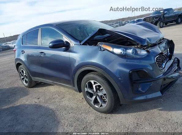 KNDPM3AC0N7956381 2022 KIA SPORTAGE Blue Панорамний вид салону 360°