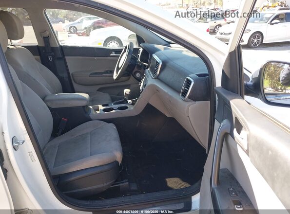 KNDPM3AC1M7916518 2021 KIA SPORTAGE White წინა სალონის ხედი