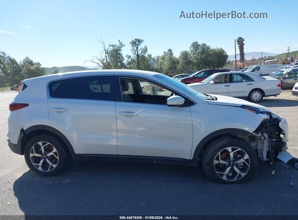 KNDPM3AC1M7916518 2021 KIA SPORTAGE White უკანა სალონის ხედი