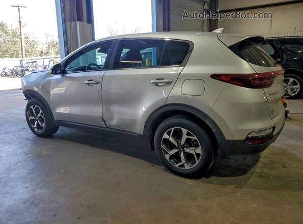 KNDPM3AC2M7879091 2021 KIA SPORTAGE Silver Trasero izquierdo