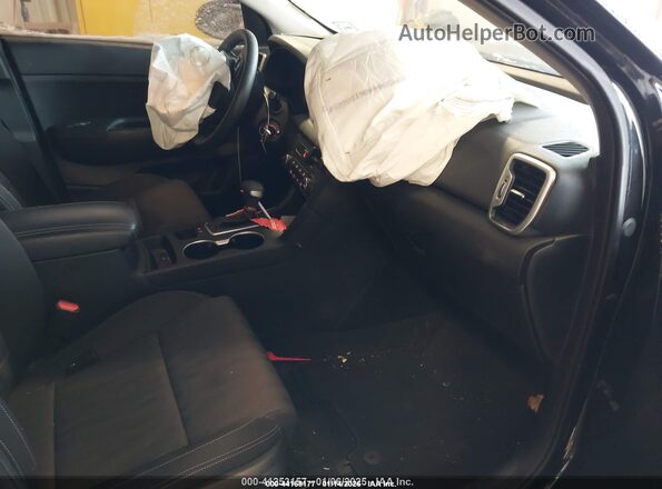 KNDPM3AC5K7540922 2019 KIA SPORTAGE Black Widok wnętrza z przodu