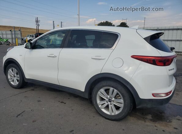 KNDPMCAC1J7433056 2018 KIA SPORTAGE White Trasero izquierdo
