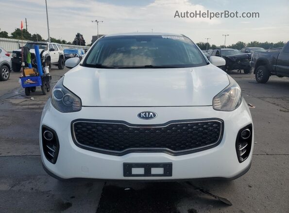 KNDPMCAC1J7433056 2018 KIA SPORTAGE White Vista frontal