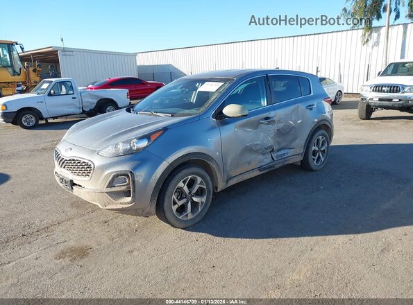 KNDPMCAC1M7937787 2021 KIA SPORTAGE Silver წინა მარცხენა ხედი სამი მეოთხედიდან