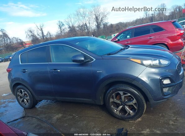 KNDPMCAC2N7980049 2022 KIA SPORTAGE Gray Вид задньої частини салону