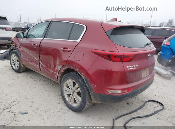 KNDPMCAC3J7371479 2018 KIA SPORTAGE Burgundy უკანა მარცხენა