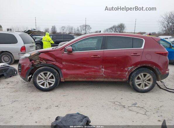 KNDPMCAC3J7371479 2018 KIA SPORTAGE Burgundy სალონის 360-გრადუსიანი ხედი
