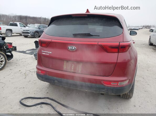KNDPMCAC3J7371479 2018 KIA SPORTAGE Burgundy 