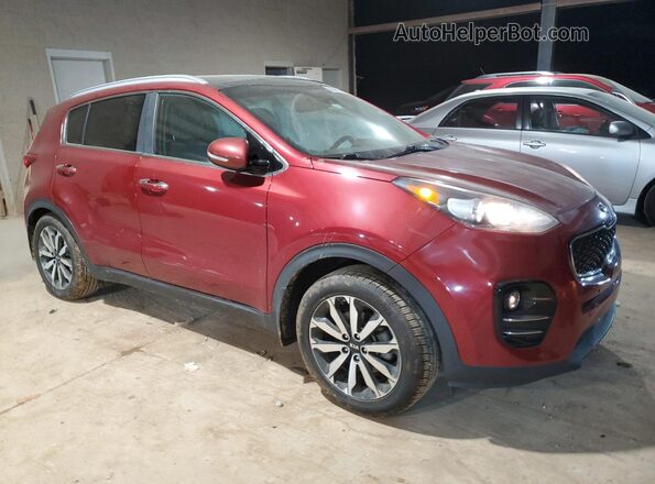 KNDPN3AC9H7167485 2017 KIA SPORTAGE Red Передня права чверть