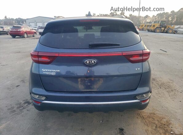 KNDPN3AC9M7899514 2021 KIA SPORTAGE Blue Widok z tyłu