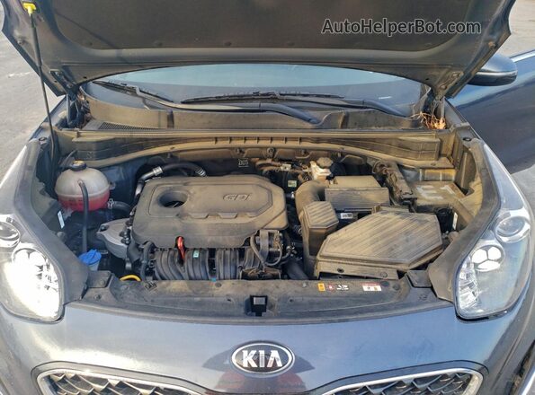 KNDPN3AC9M7899514 2021 KIA SPORTAGE Blue Widok komory silnika