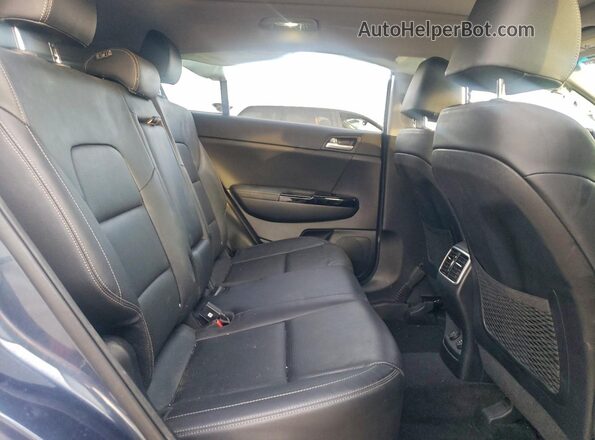 KNDPN3AC9M7899514 2021 KIA SPORTAGE Blue Widok wnętrza z tyłu