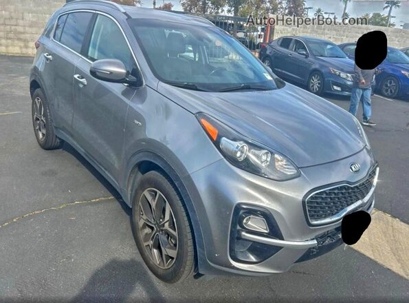 KNDPNCAC3M7910815 2021 KIA SPORTAGE Gray 