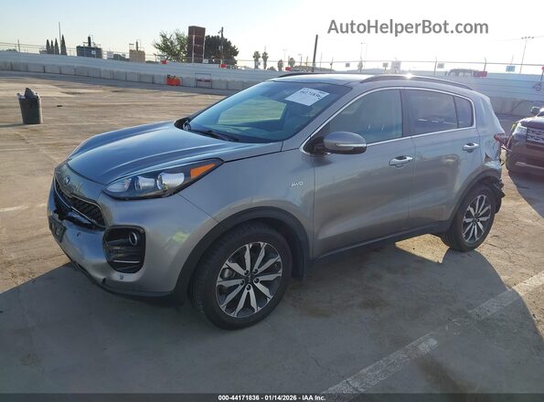 KNDPNCACXK7575713 2019 KIA SPORTAGE Gray Передня ліва чверть