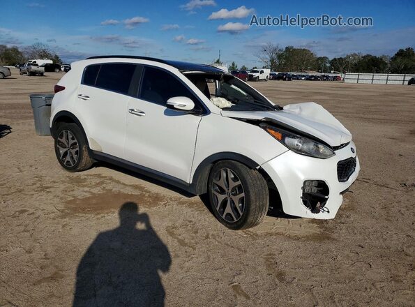 KNDPR3A63J7374474 2018 KIA SPORTAGE Белый Передняя правая четверть