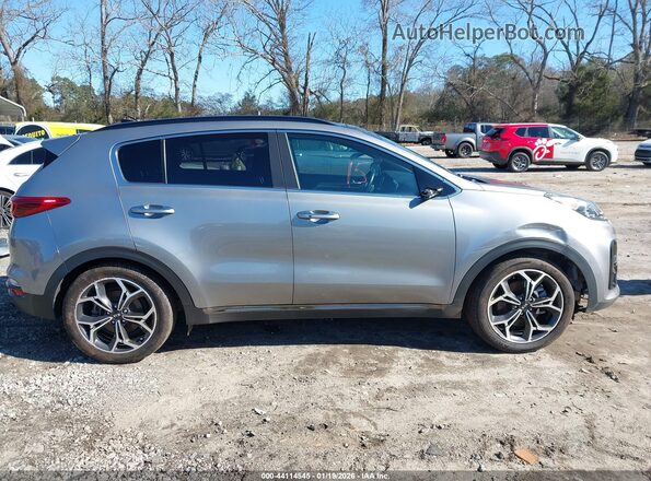 KNDPR3A65M7910507 2021 KIA SPORTAGE Gray უკანა სალონის ხედი