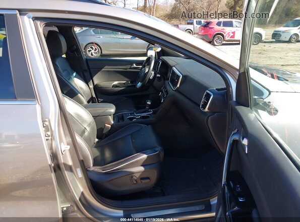 KNDPR3A65M7910507 2021 KIA SPORTAGE Gray წინა სალონის ხედი