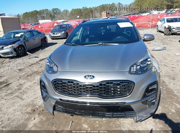 KNDPR3A65M7910507 2021 KIA SPORTAGE Gray ხელსაწყოთა პანელის ხედი