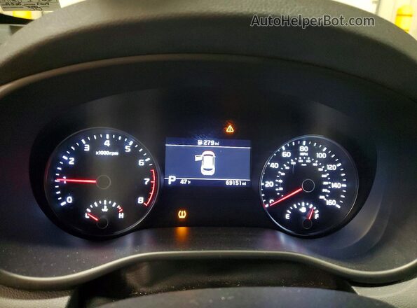 KNDPRCA6XM7919140 2021 KIA SPORTAGE White Widok zestawu wskaźników