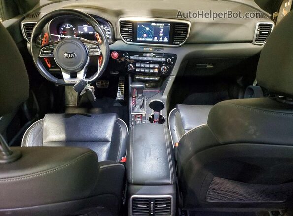 KNDPRCA6XM7919140 2021 KIA SPORTAGE White Widok deski rozdzielczej