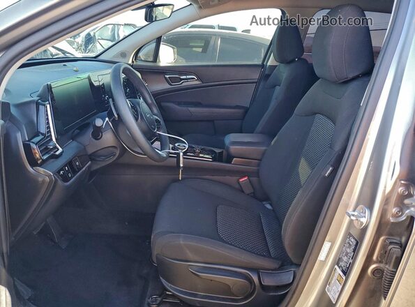 KNDPU3DG4R7119931 2024 KIA SPORTAGE Gray Widok wnętrza z przodu