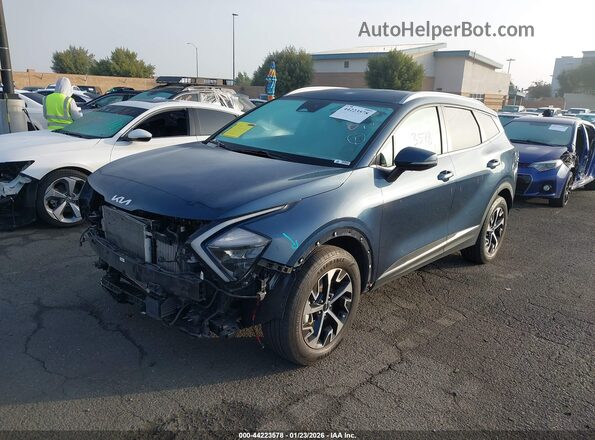 KNDPVCAG9P7014851 2023 KIA SPORTAGE HYBRID Dark Blue Передня ліва чверть