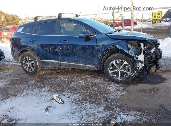 KNDPVCAGXP7108916 2023 KIA SPORTAGE HYBRID Blue Widok wnętrza z tyłu