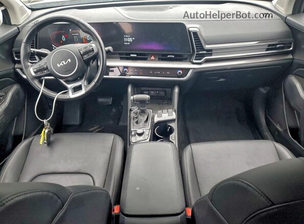 KNDPVCDF5R7292569 2024 KIA SPORTAGE Gray Dashboard view